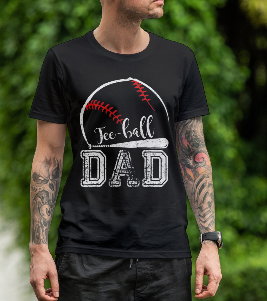 Tee-Ball Dad Mens Sport T-Shirt
