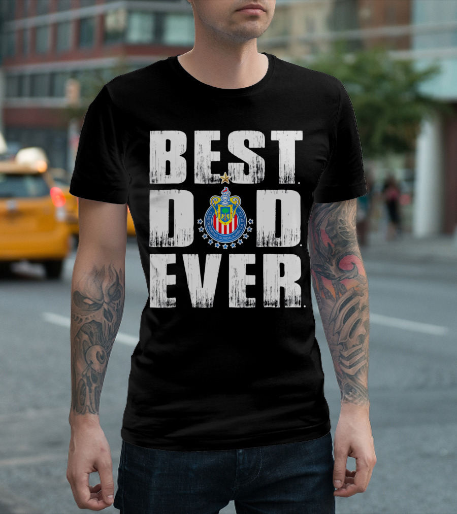 Best Chivas Dad Ever Club Deportivo Guadalajara Fathers T-Shirt
