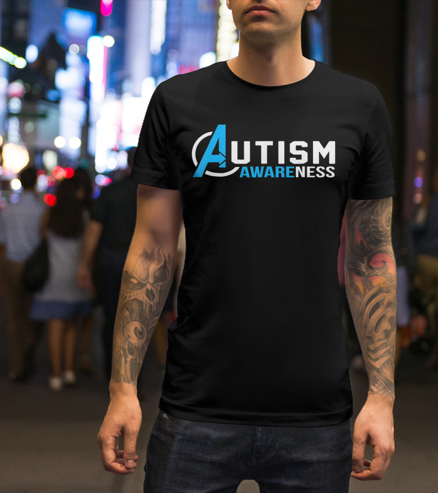 Autism Awareness Symbol Inspired By Superhero T-Shirt