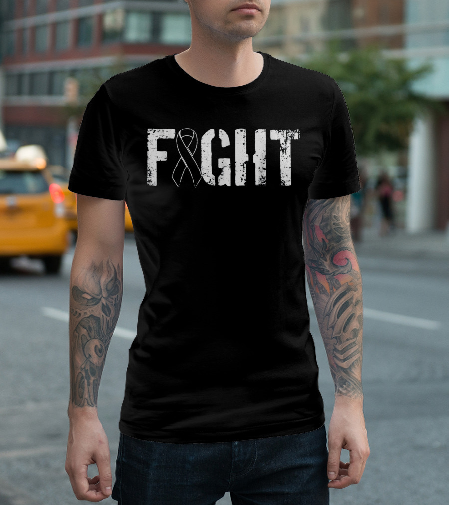 Fight Melanoma Skin Cancer Awareness T-Shirt
