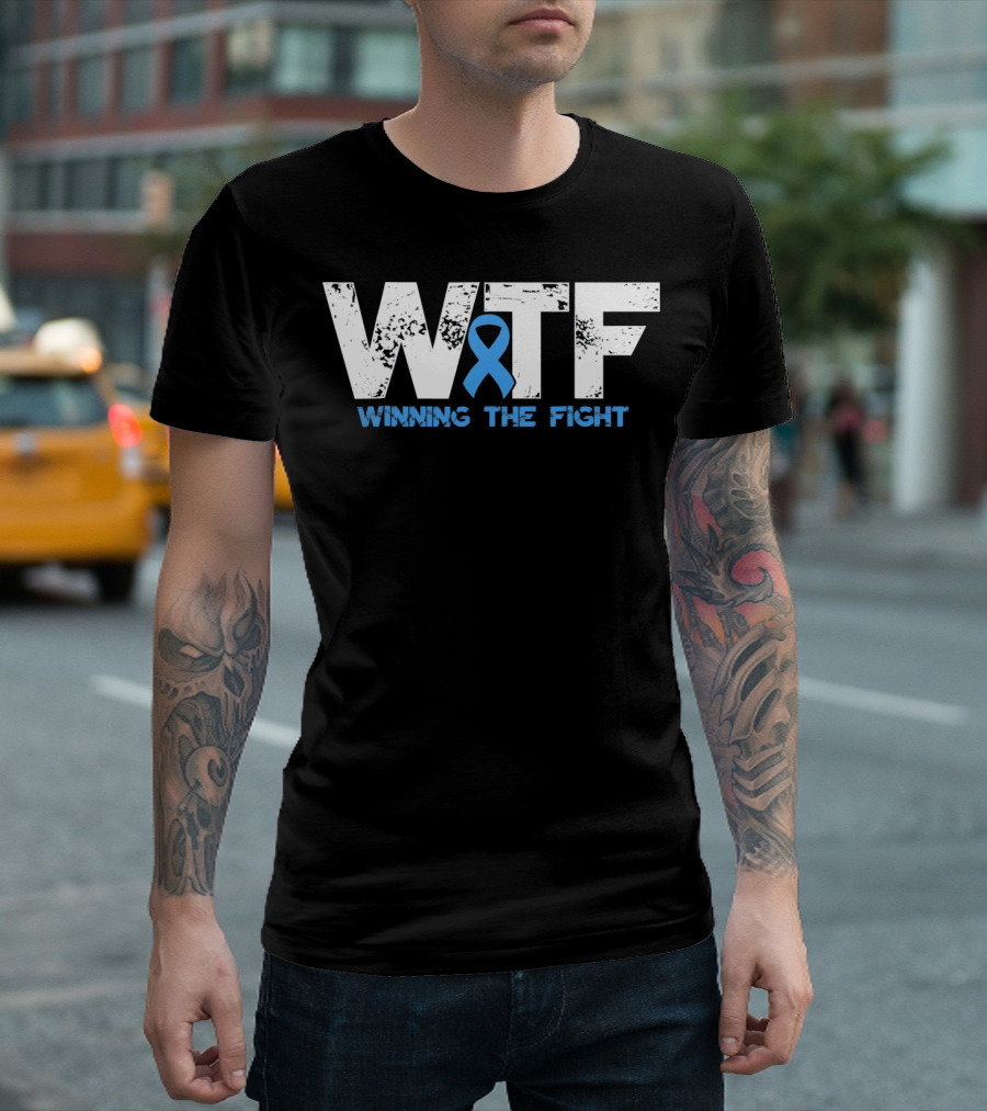 Winning The Fight WTF Addison's Disease Awareness T-Shirt