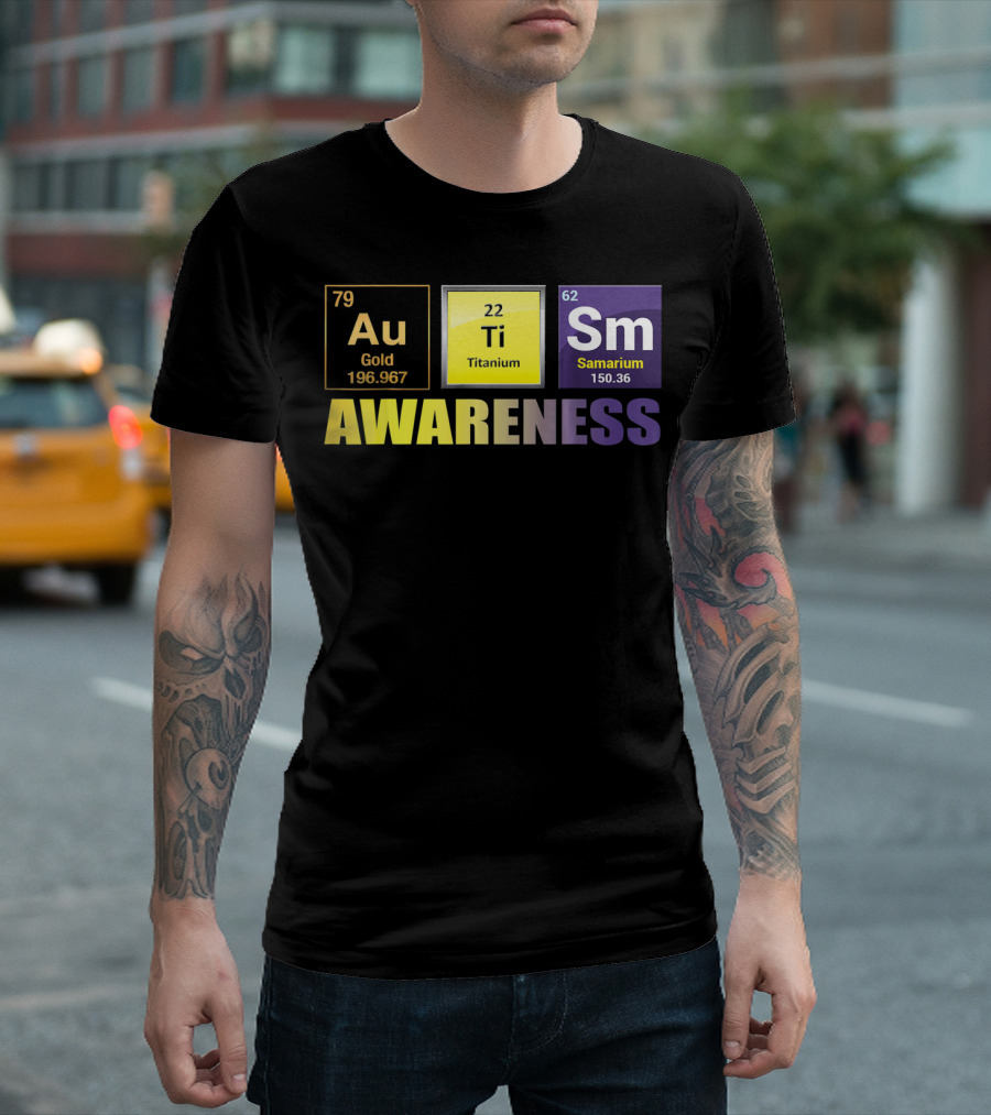 Au Ti Sm Awareness Elements T-Shirt