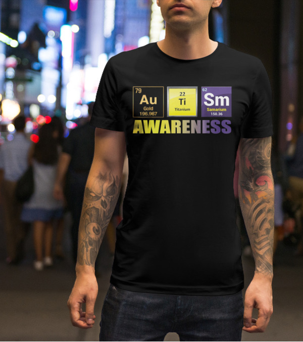 Au Ti Sm Awareness Elements T-Shirt