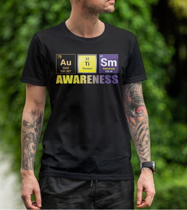 Au Ti Sm Awareness Elements T-Shirt