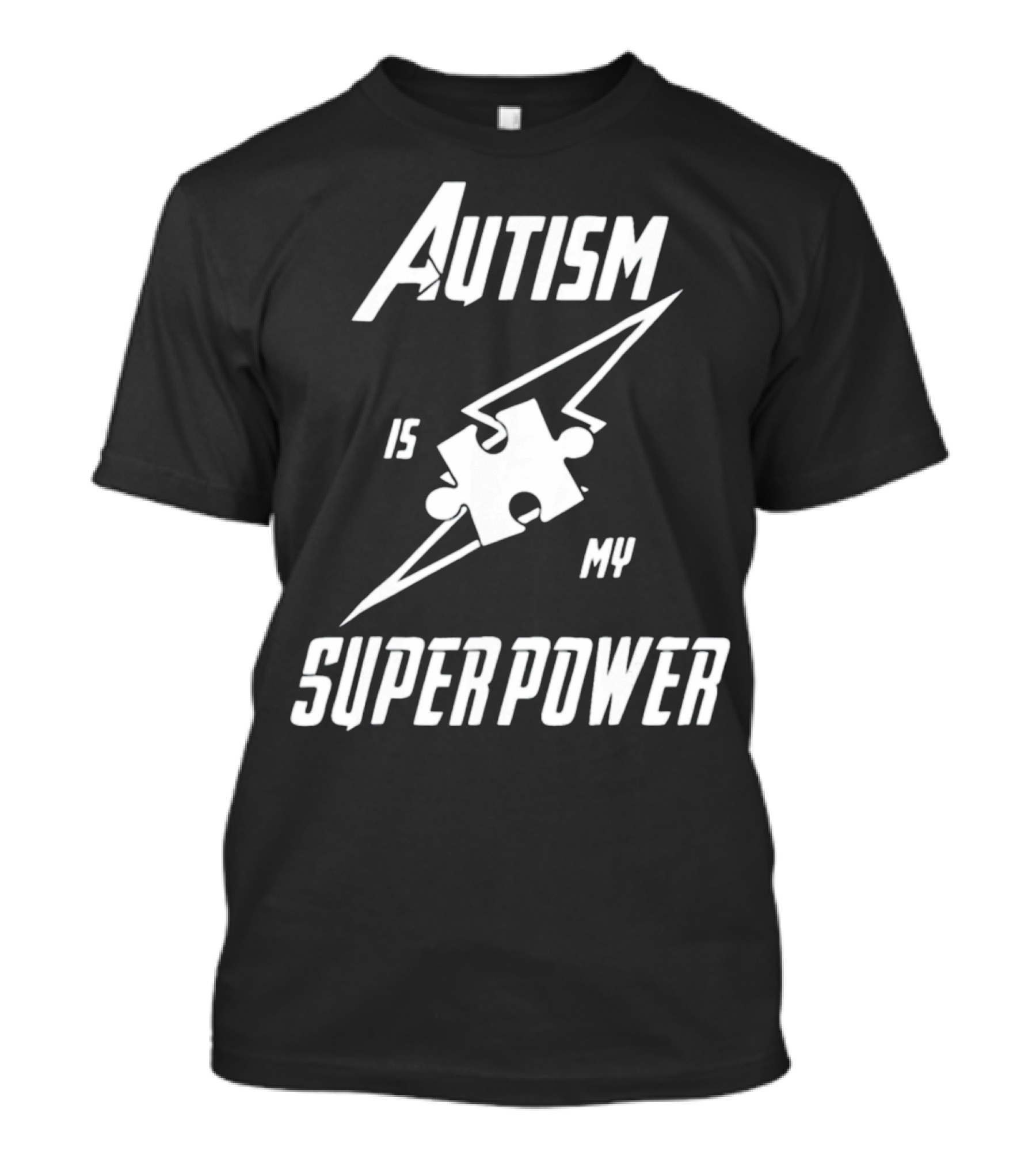 Autism Is My Superpower Puzzle Piece T-Shirt
