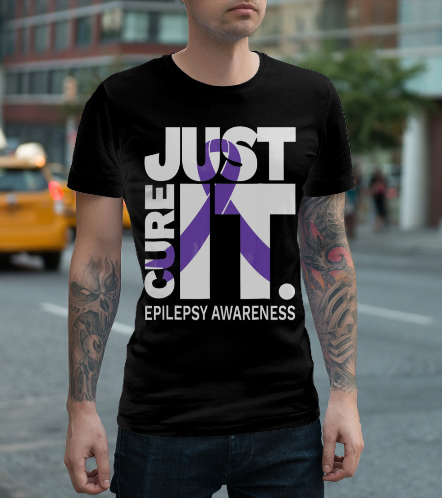 JUST CURE IT EPILEPSY AWARENESS T-Shirt
