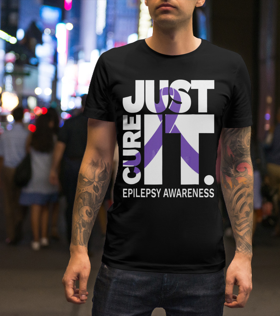 JUST CURE IT EPILEPSY AWARENESS T-Shirt