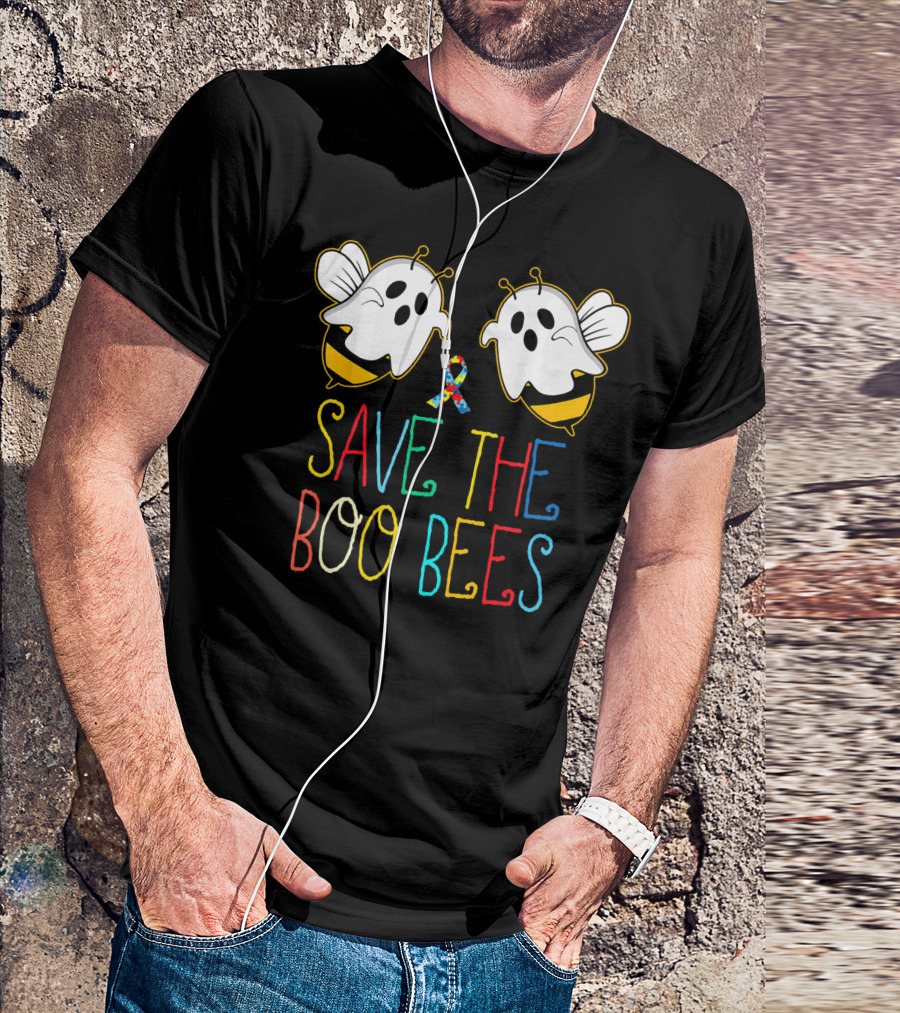 Save The Boo Bees Autism Cancer Awareness T-Shirt