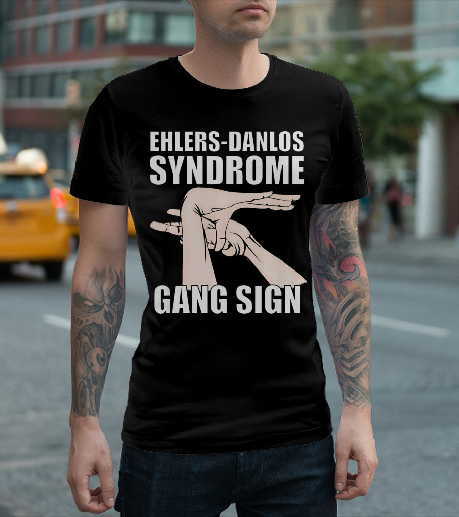 Ehlers-Danlos Syndrome Gang Sign Awareness T-Shirt