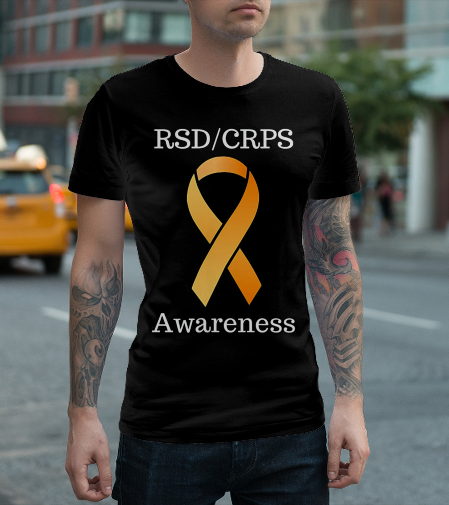 RSD CRPS Awareness Orange Ribbon Complex Regional Pain Syndrome T-Shirt