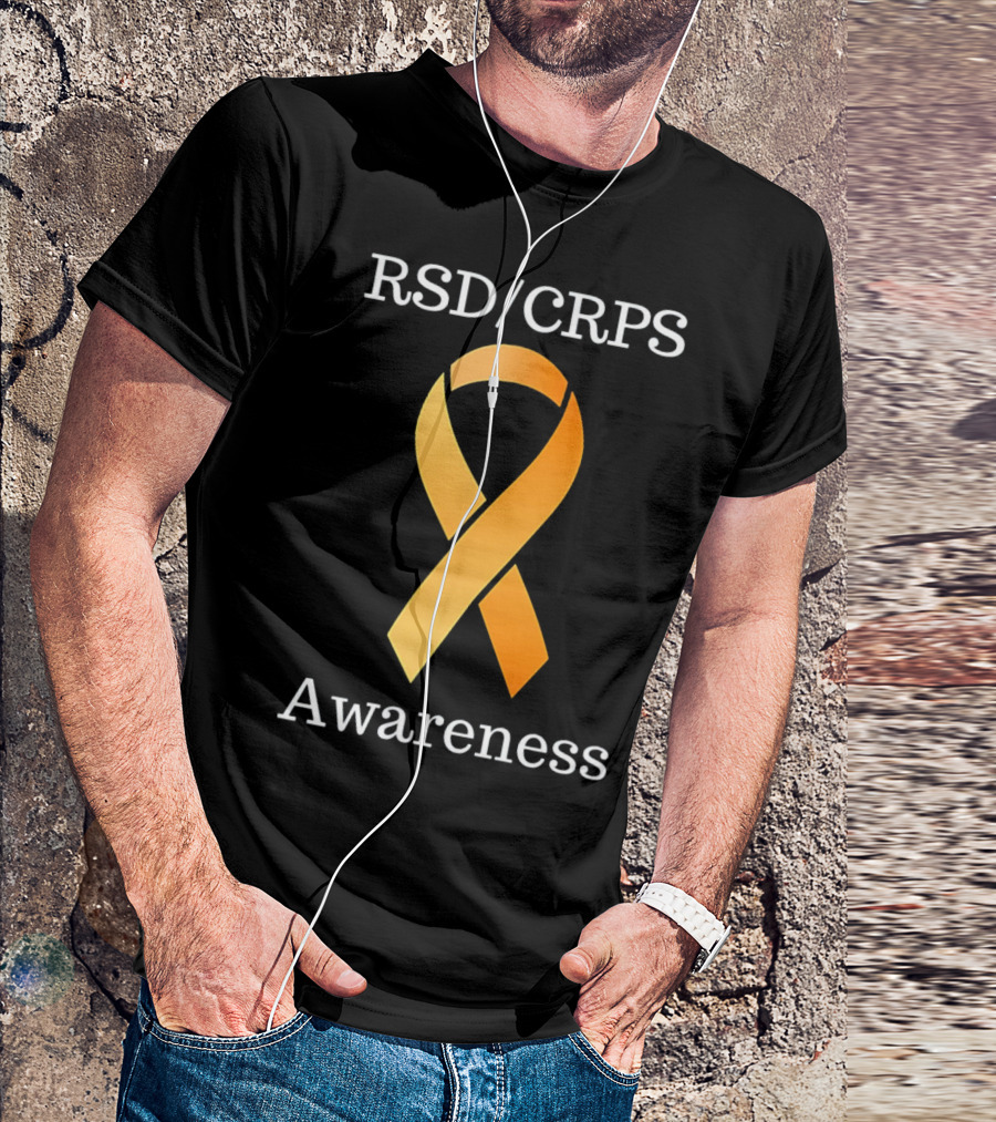 RSD CRPS Awareness Orange Ribbon Complex Regional Pain Syndrome T-Shirt