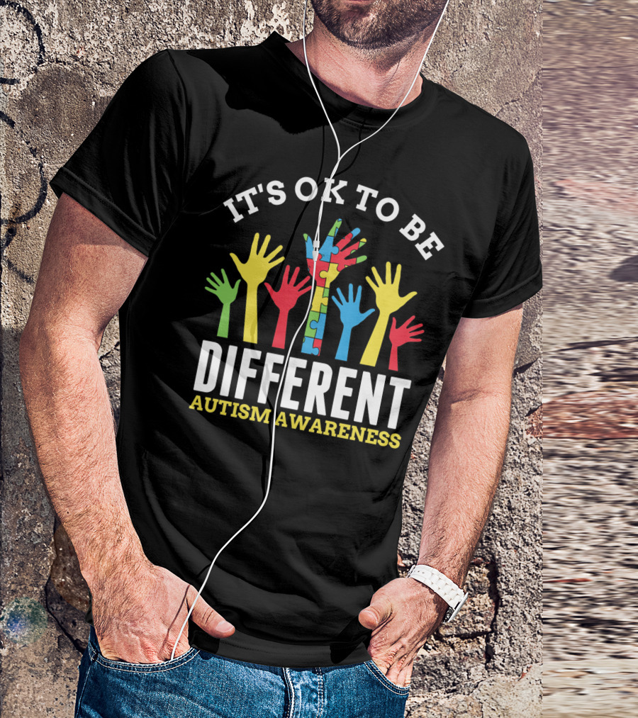 It's OK To Be Different Autism Awareness T-Shirt