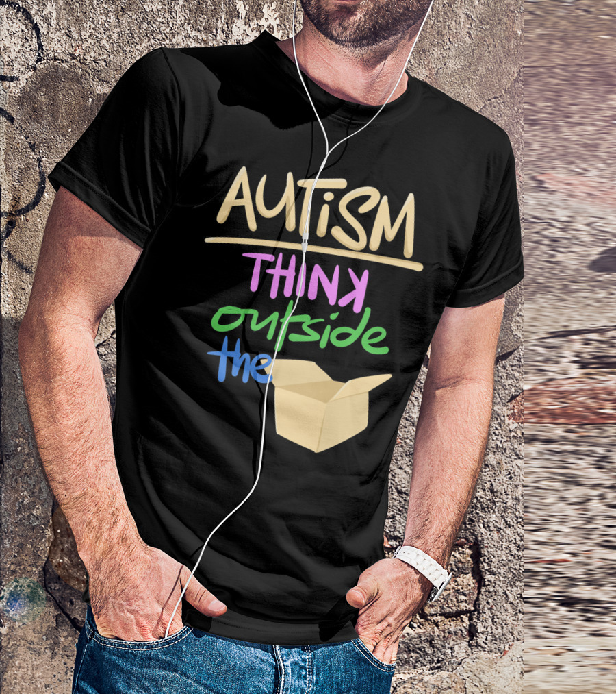 Autism Awareness Think Outside The Box T-Shirt