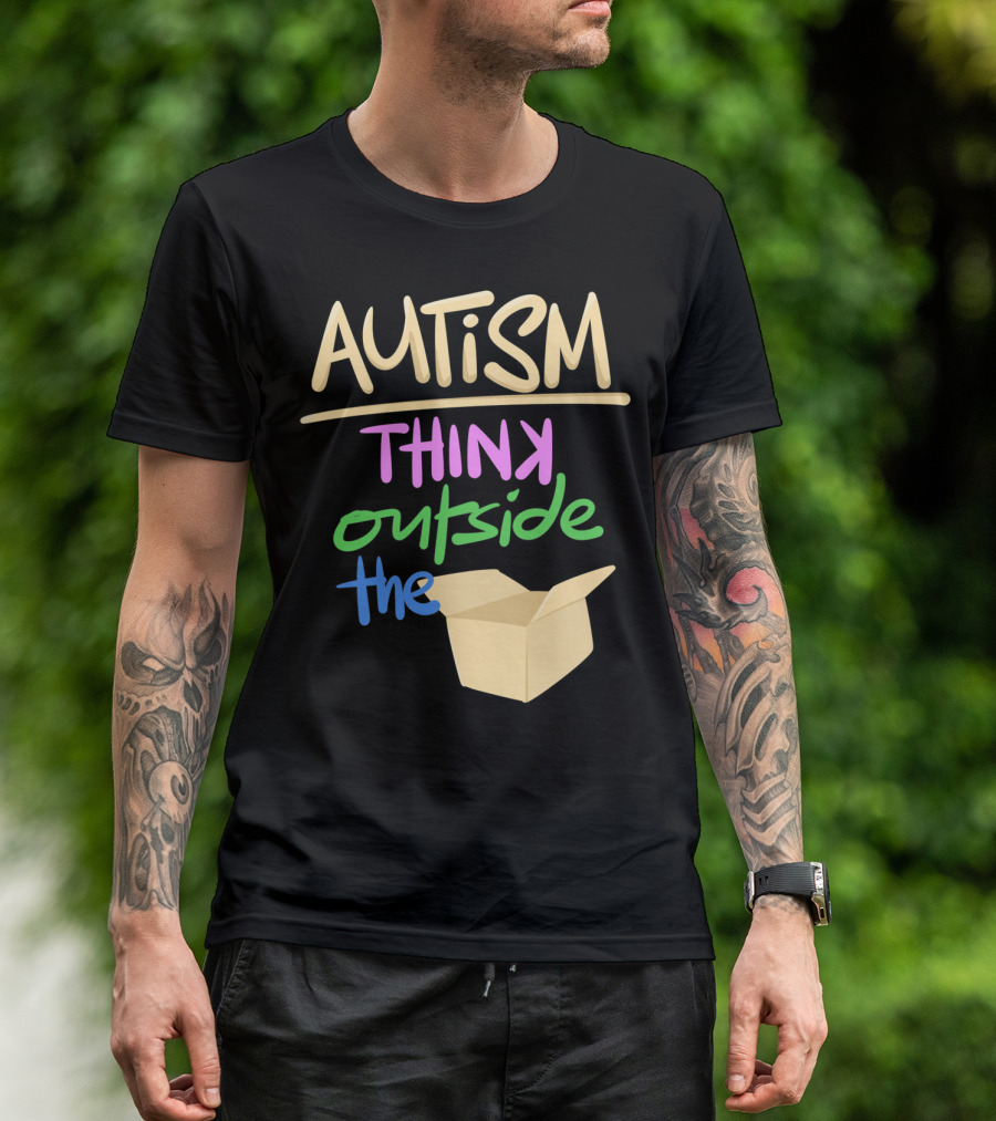 Autism Awareness Think Outside The Box T-Shirt