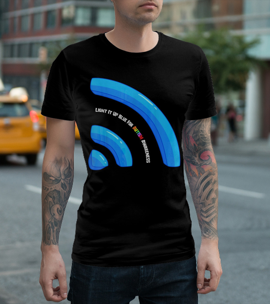 LIGHT IT UP BLUE FOR AUTISM AWARENESS T-Shirt