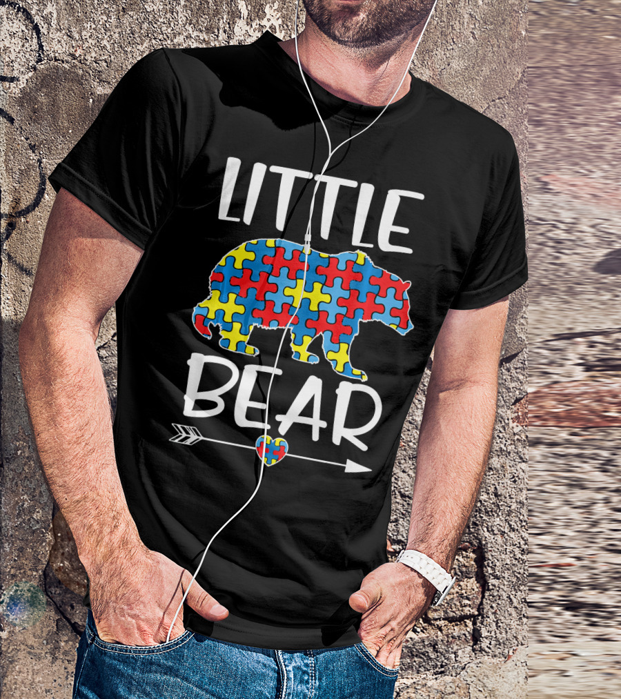 Little Bear Puzzle Autism Awareness T-Shirt