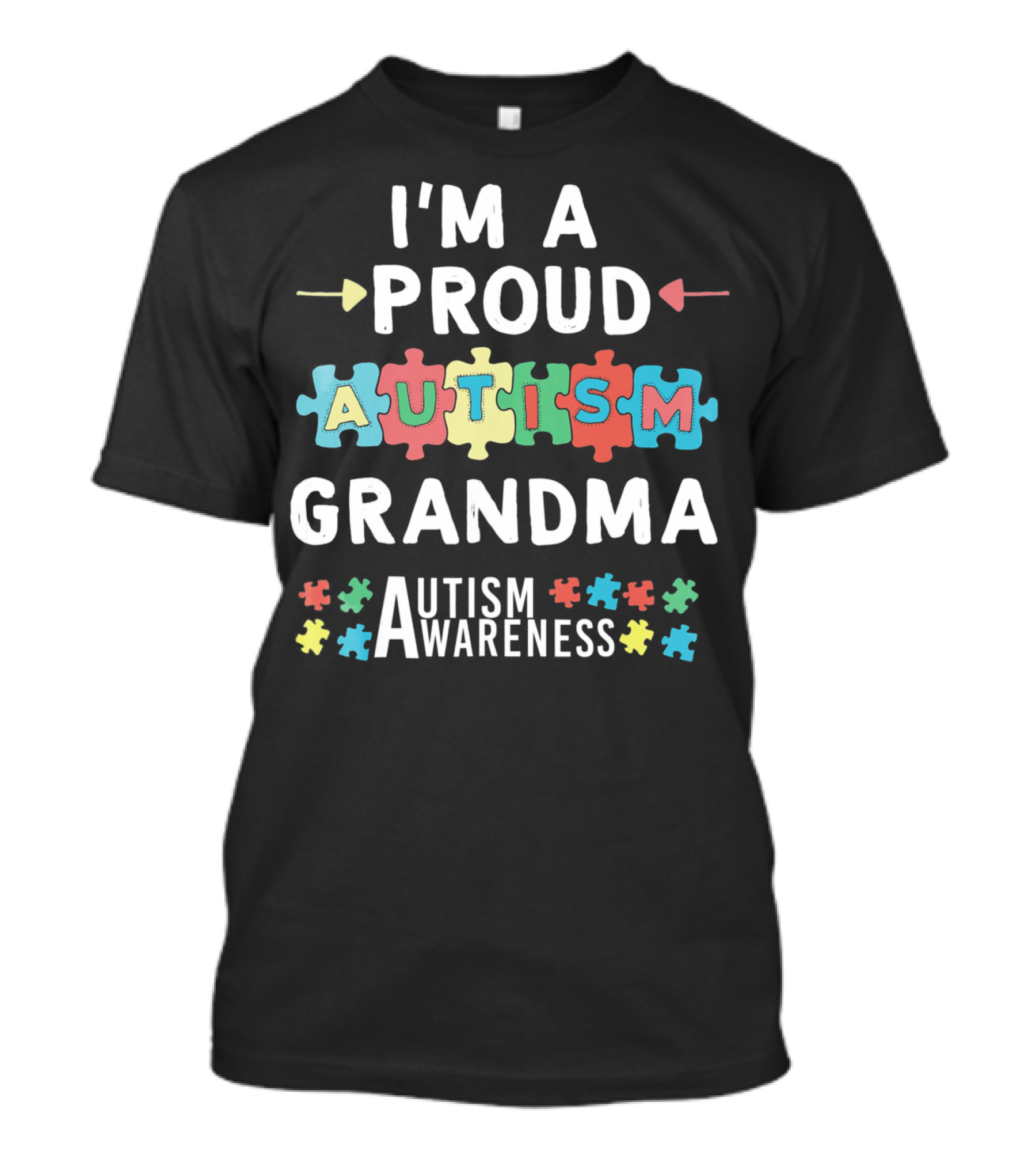 I'm A Proud Autism Grandma Autism Awareness T-Shirt