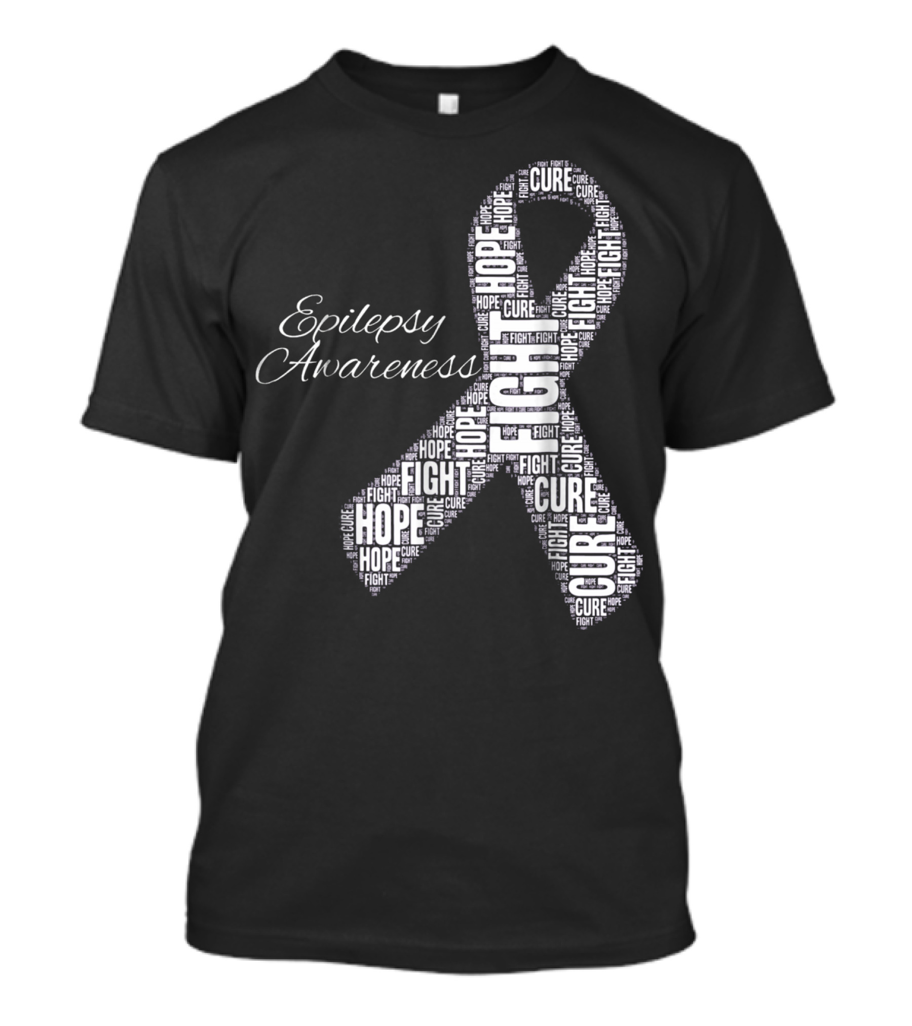 Epilepsy Awareness Hope Fight Cure T-Shirt