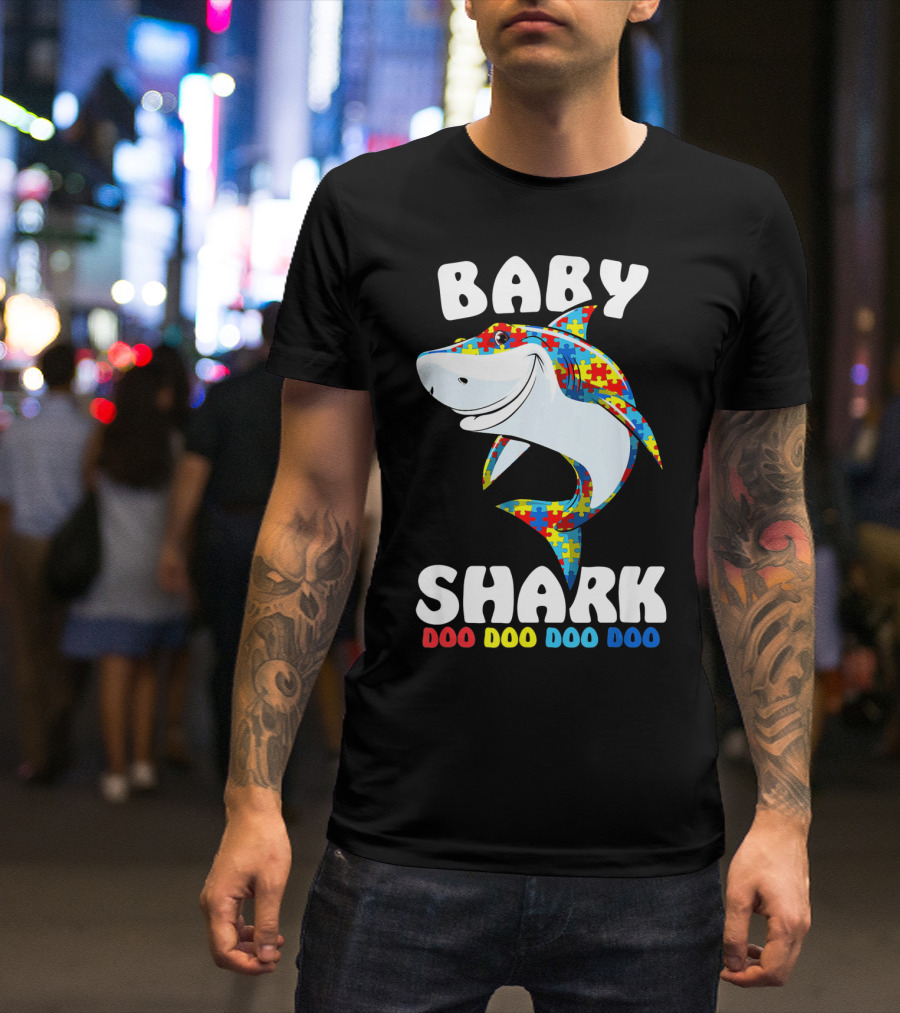 Baby Shark Doo Doo Doo Doo Puzzle Birthday T-Shirt