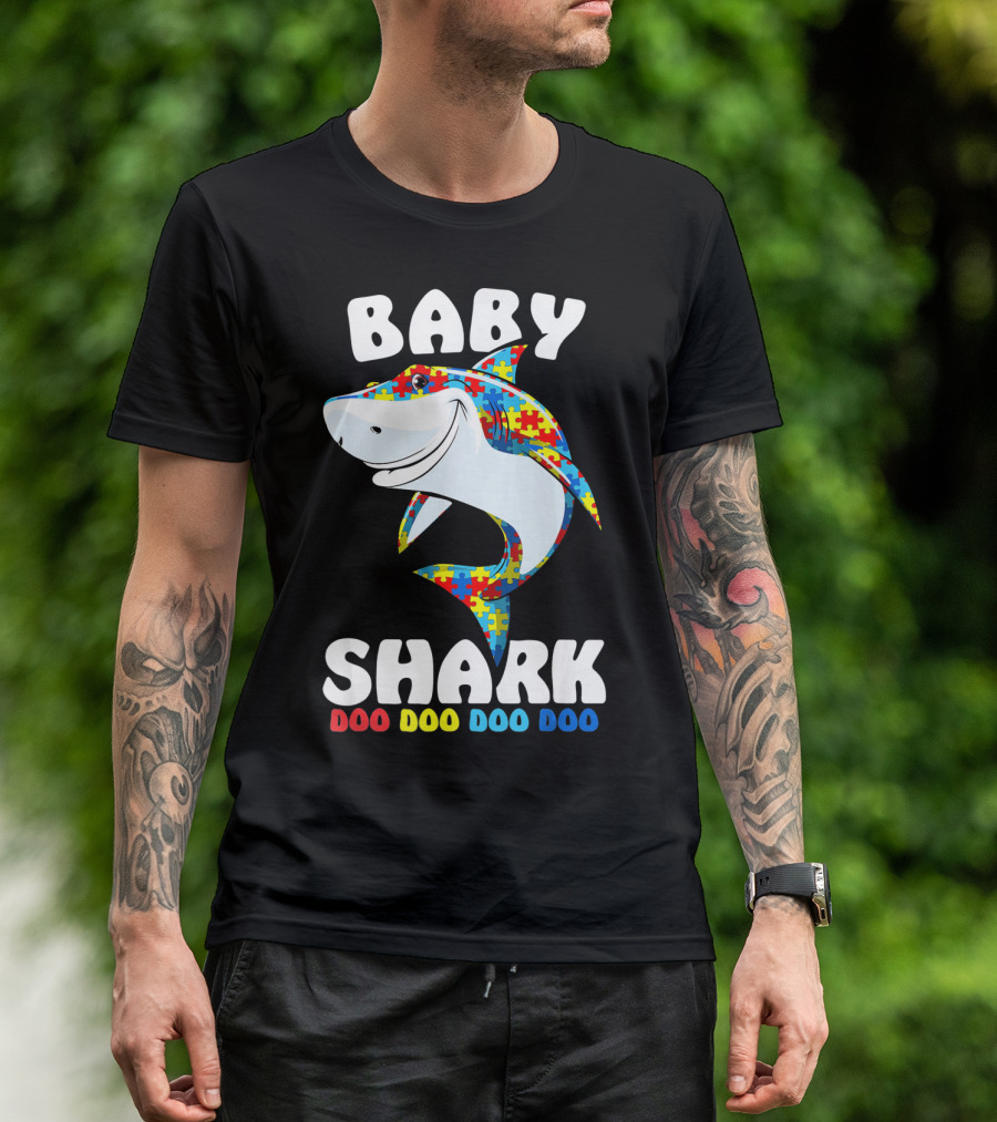 Baby Shark Doo Doo Doo Doo Puzzle Birthday T-Shirt
