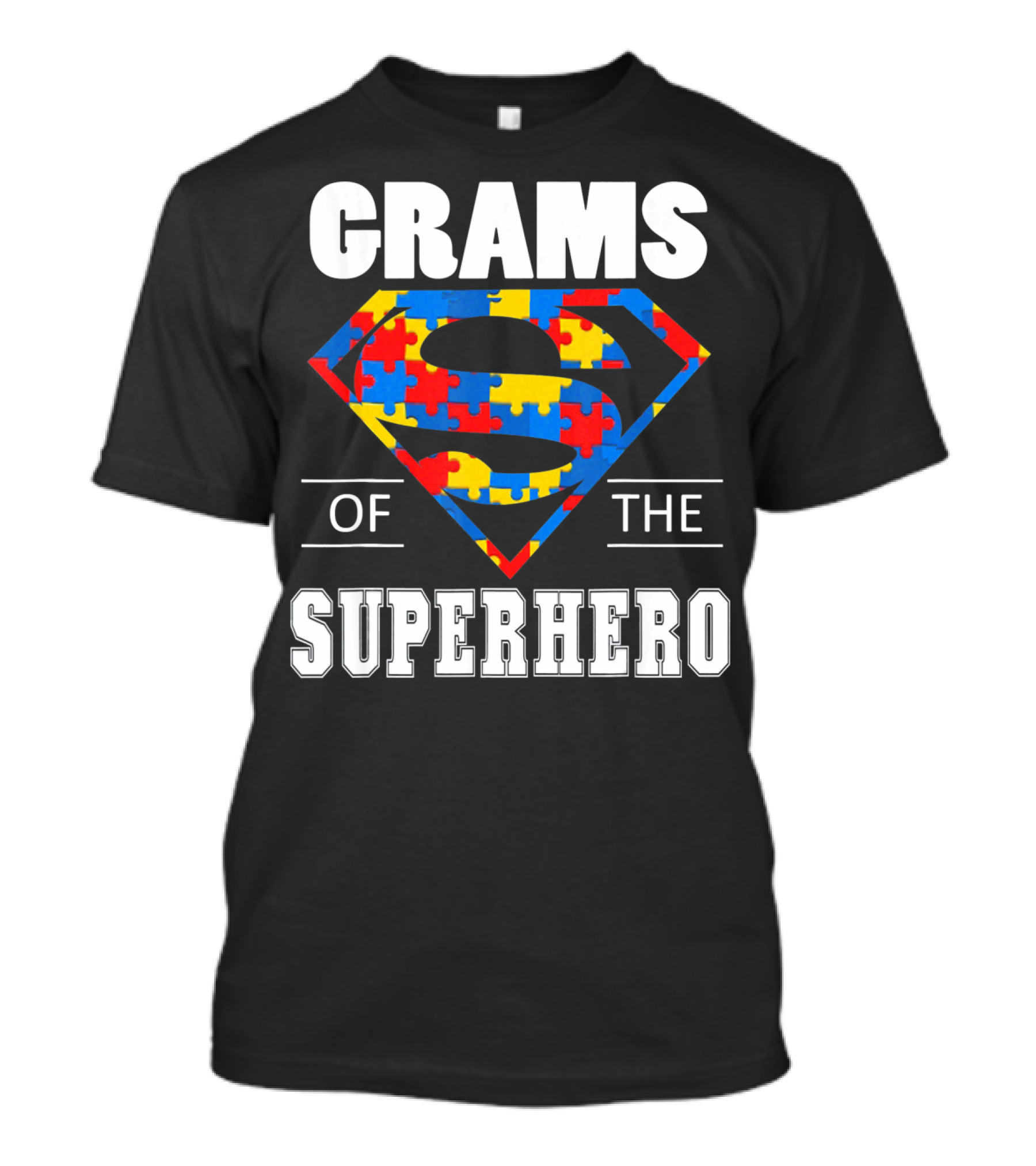 Super Grams Of The Superhero Autism Awareness Day T-Shirt