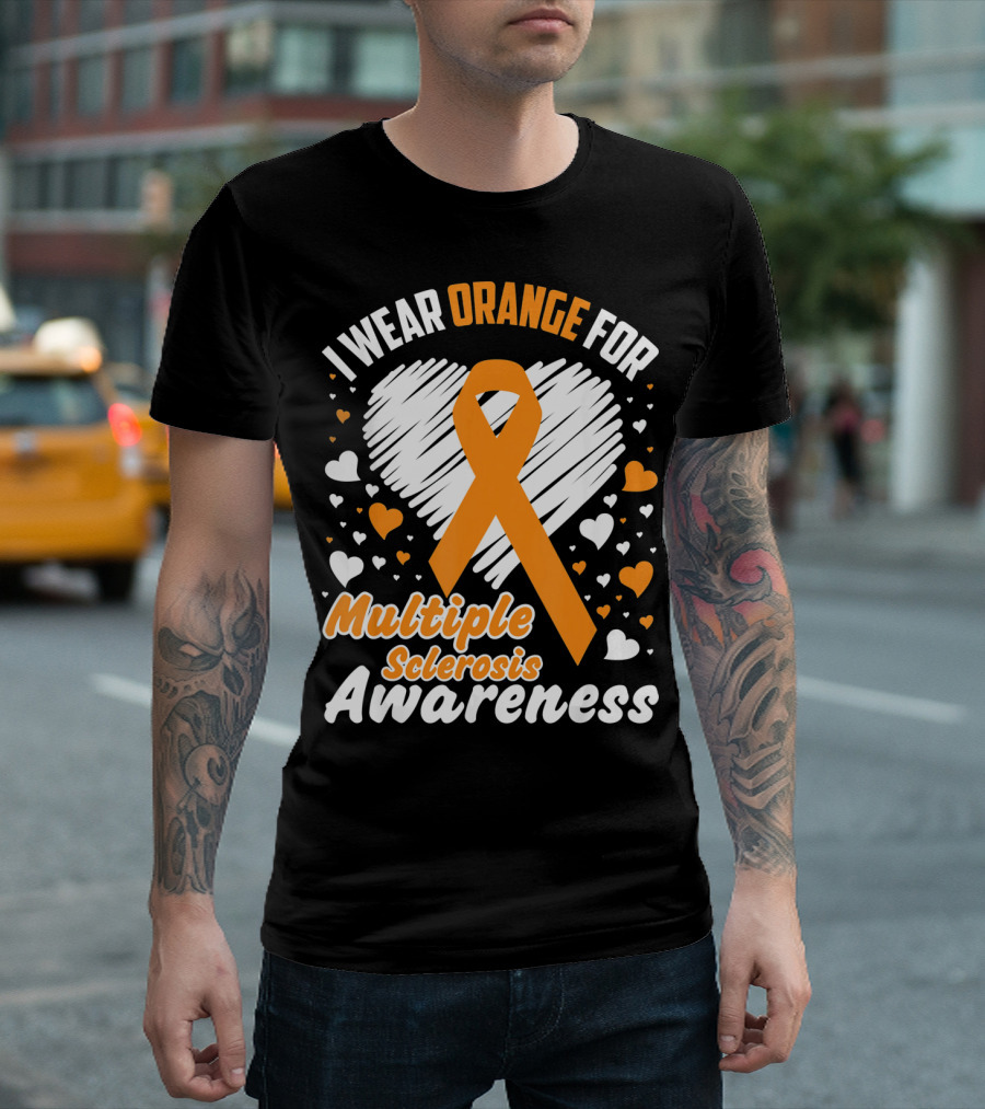 I Wear Orange for Multiple Sclerosis Awareness T-Shirt