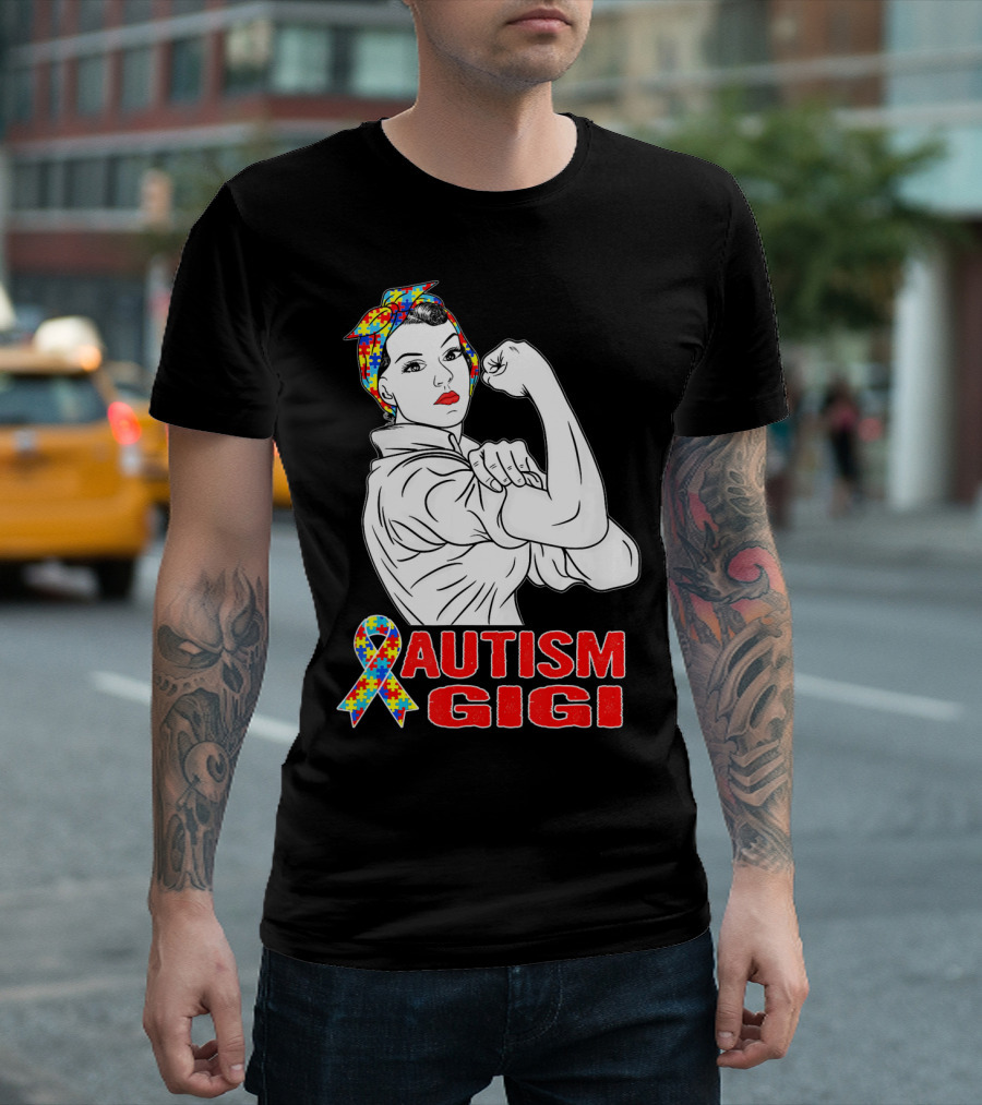 Autism Gigi Unbreakable With Puzzle T-Shirt