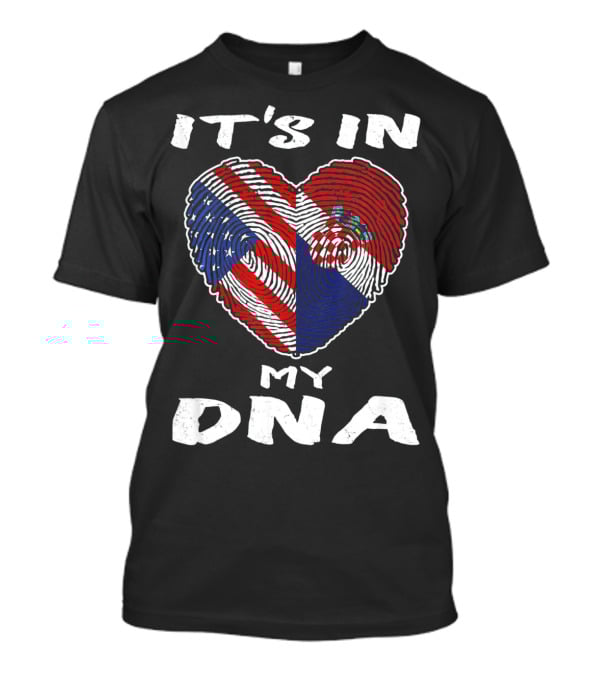 It's In My DNA Croatia Flag Heart Croatian Bira T-Shirt