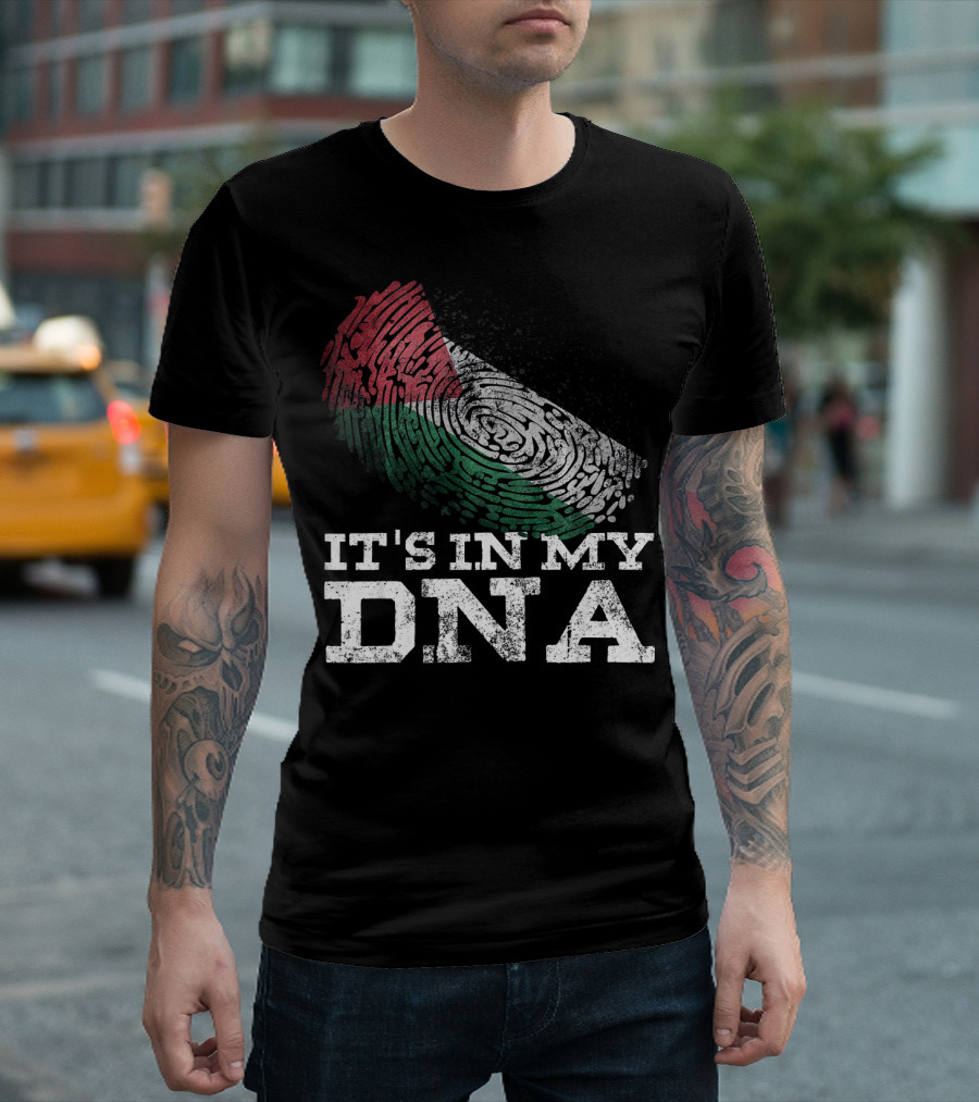 It's In My DNA Palestinian Fingerprint T-Shirt
