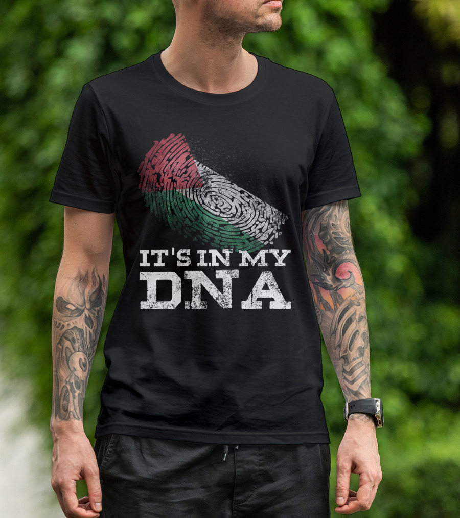 It's In My DNA Palestinian Fingerprint T-Shirt