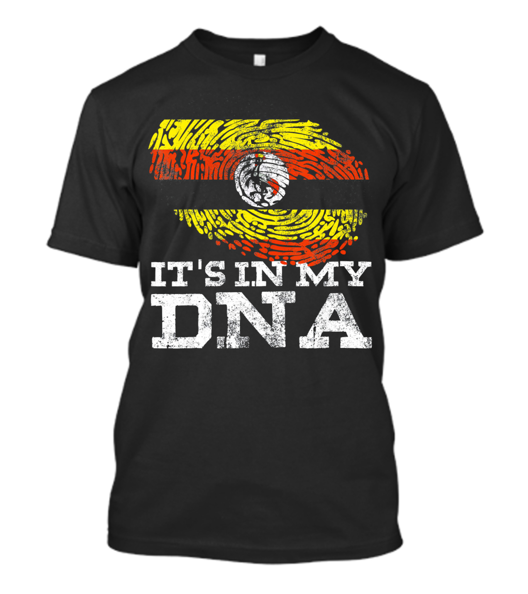 It's In My DNA Ugandan Flag Heritage Pride Africa T-Shirt