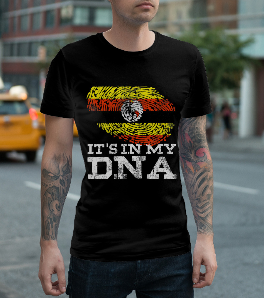 It's in My DNA Ugandan Flag Heritage Pride Africa T-Shirt