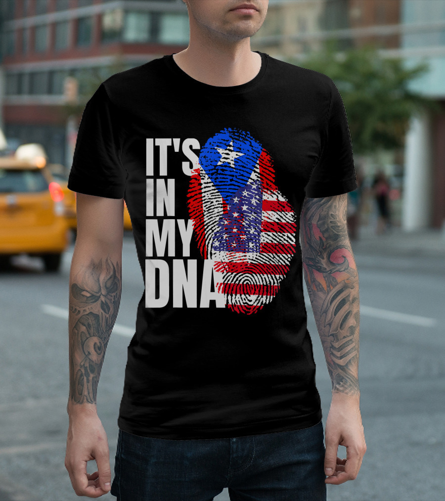 American Puerto Rican It's In My DNA T-Shirt