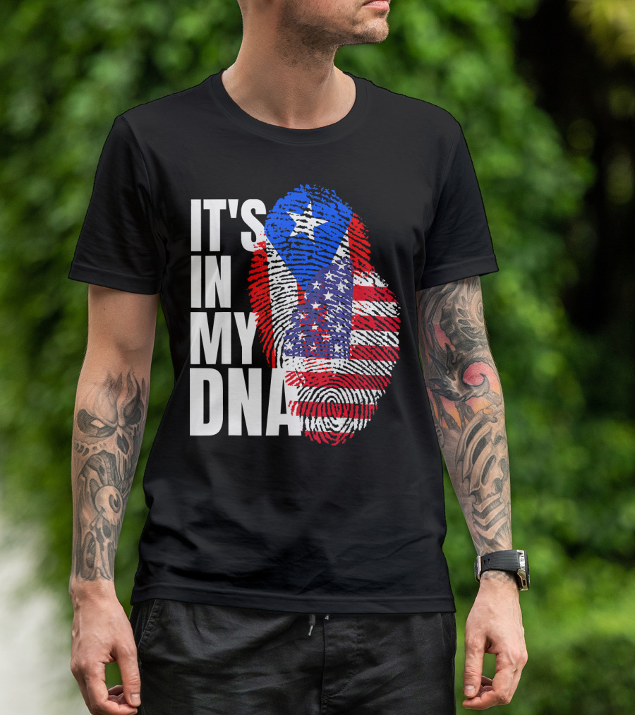 American Puerto Rican It's In My DNA T-Shirt