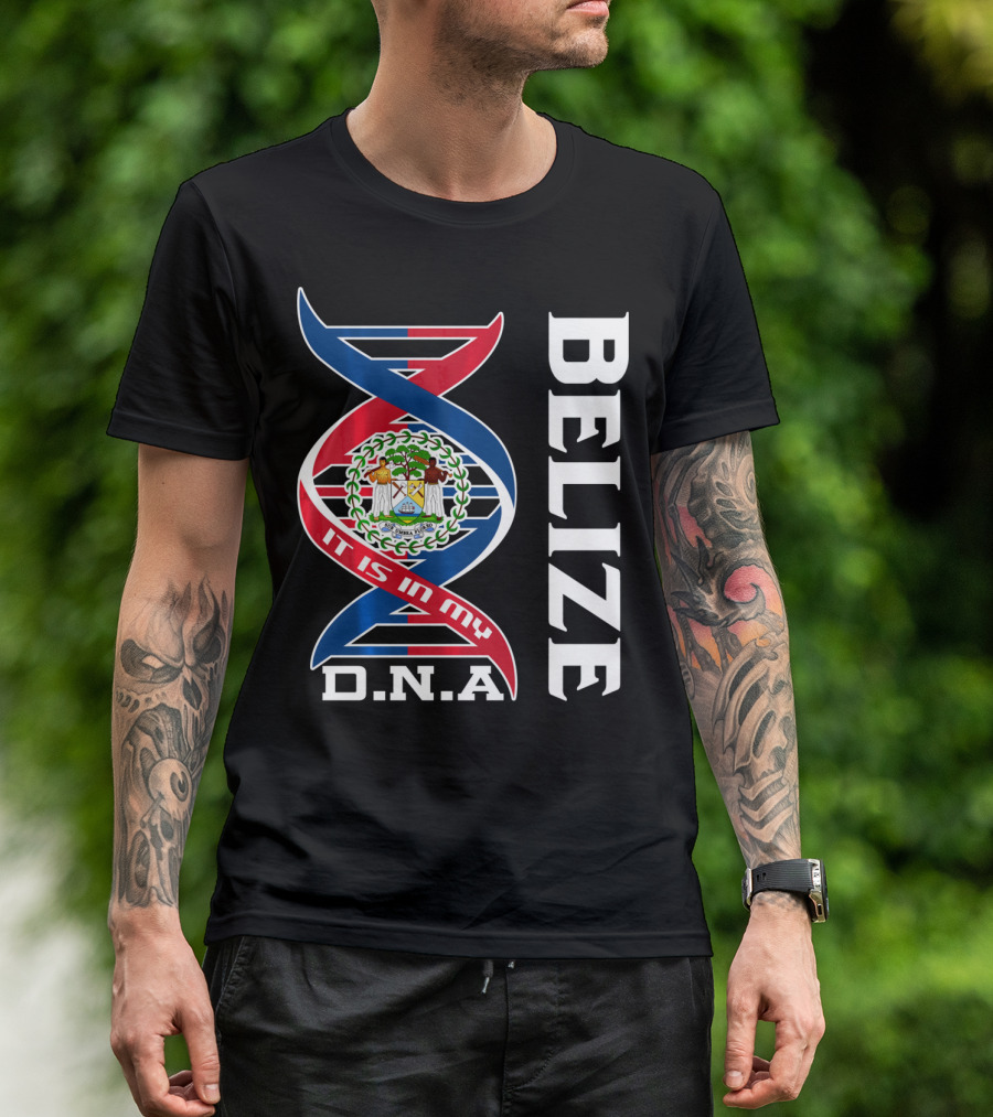 Belize Coat Of Arms It Is In My DNA T-Shirt