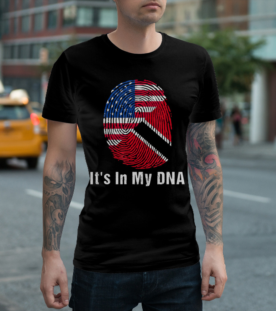 Trinidad and Tobago Flag USA Flag It's In My DNA T-Shirt