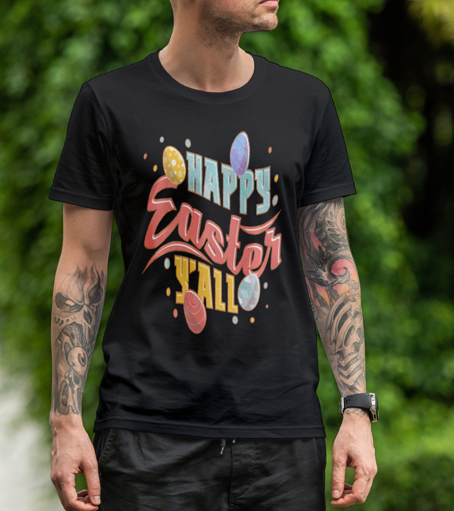 Happy Easter Y'all Outfits Men T-Shirt