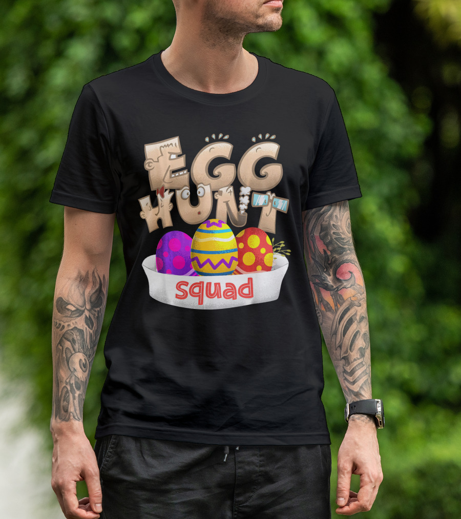 Egg Hunt Squad Cool Easter T-Shirt