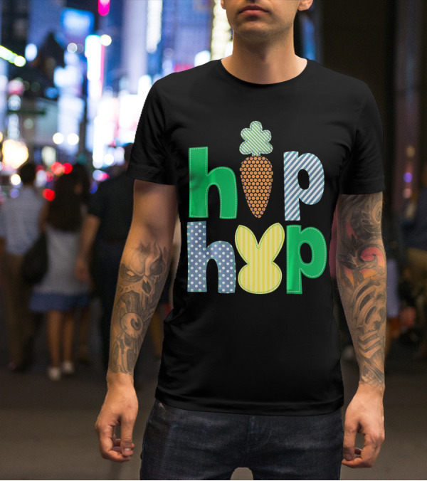 Hip Hop Bunny Carrot Easter T-Shirt