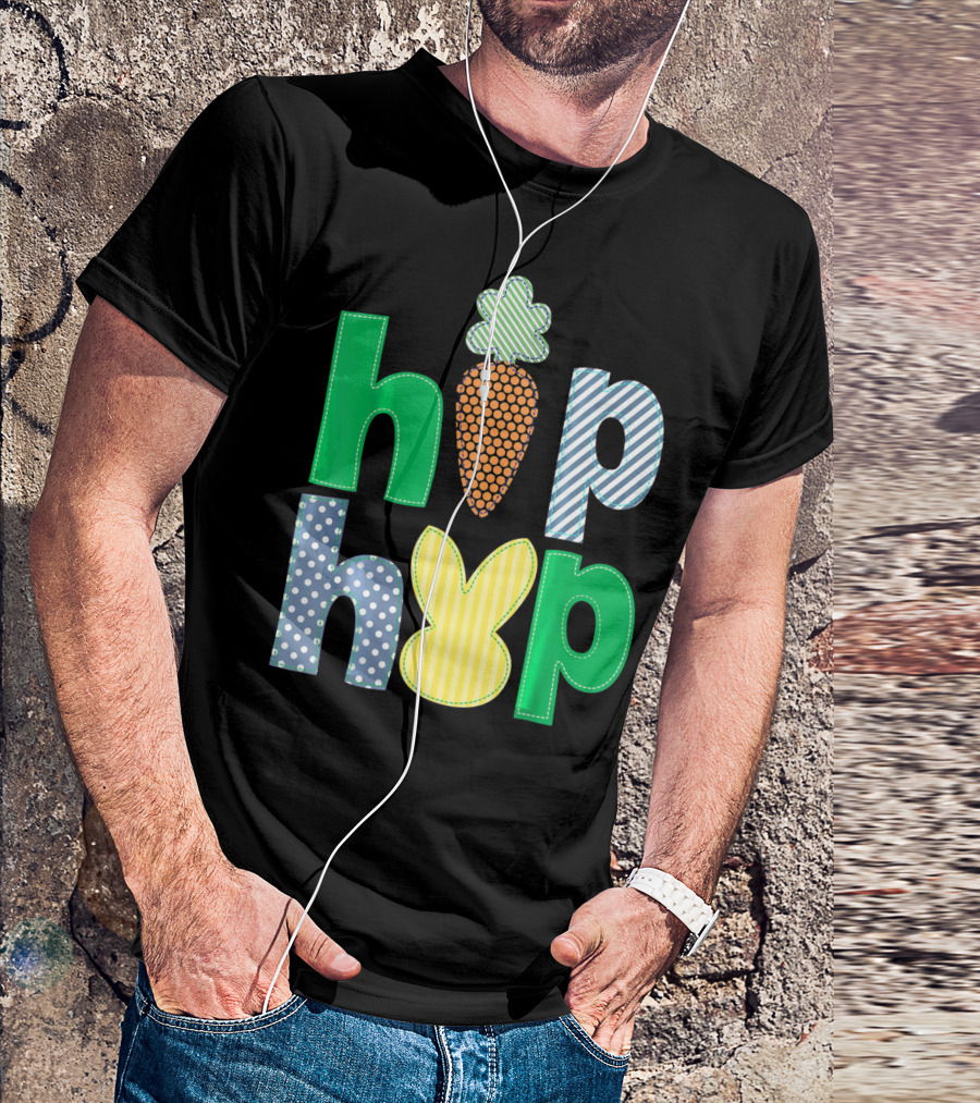 Hip Hop Bunny Carrot Easter T-Shirt