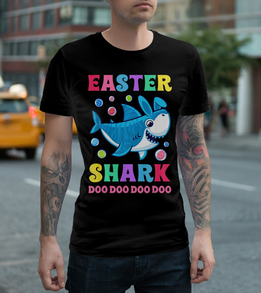 Easter Shark Doo Doo Doo Doo T-Shirt