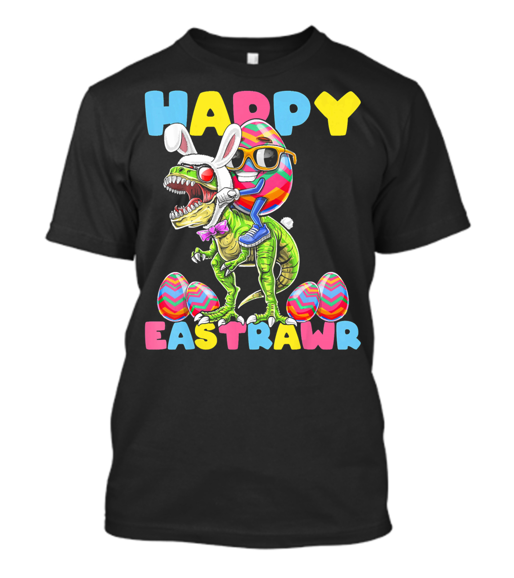 HAPPY EASTRAWR BUNNY DINOSAUR EGG RABBIT T-Shirt