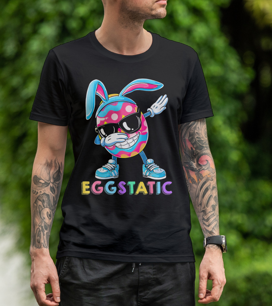Easter Eggstatic Bunny Floss Like A Boss T-Shirt