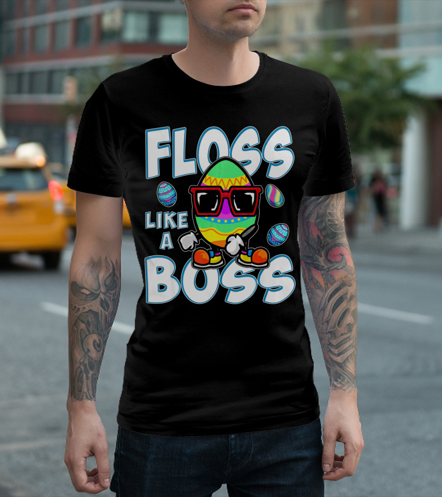 Floss Like a Boss Easter Egg T-Shirt