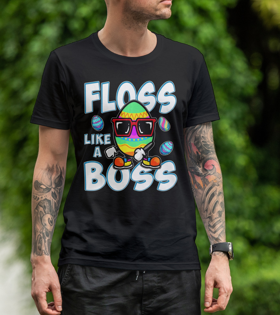 Floss Like A Boss Easter Egg T-Shirt