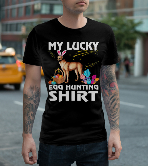 My Lucky Egg Hunting Shirt Anatolian Shepherd Dog Bunny T-Shirt
