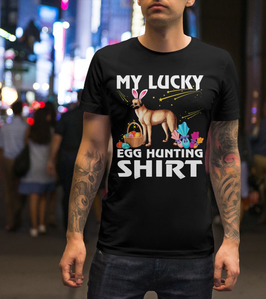 My Lucky Egg Hunting Shirt Anatolian Shepherd Dog Bunny T-Shirt