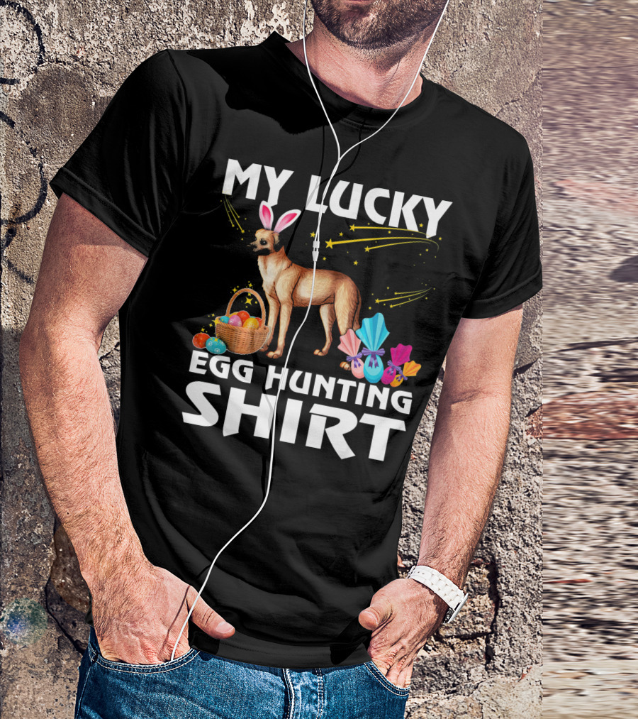 My Lucky Egg Hunting Shirt Anatolian Shepherd Dog Bunny T-Shirt