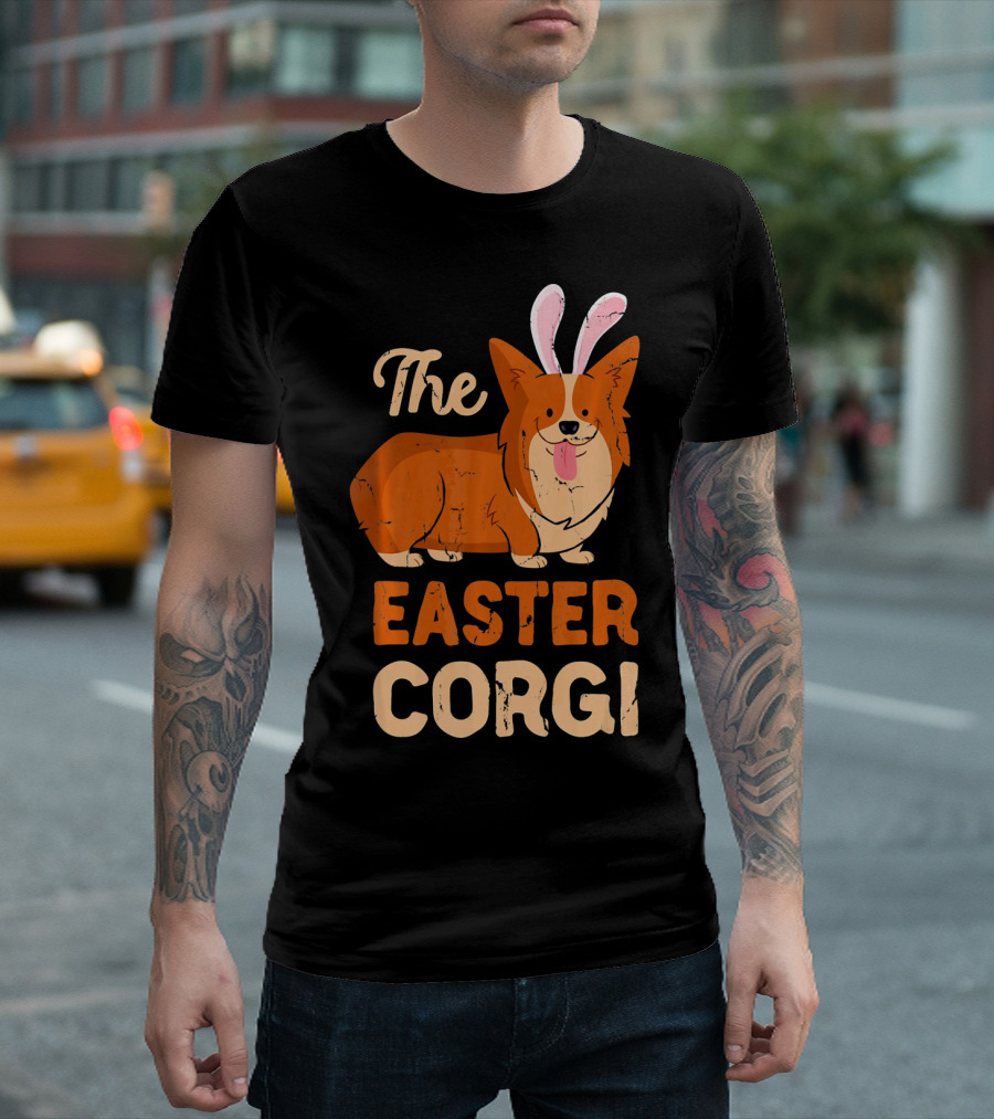 The Easter Corgi Cute Funny Dog Easter T-Shirt