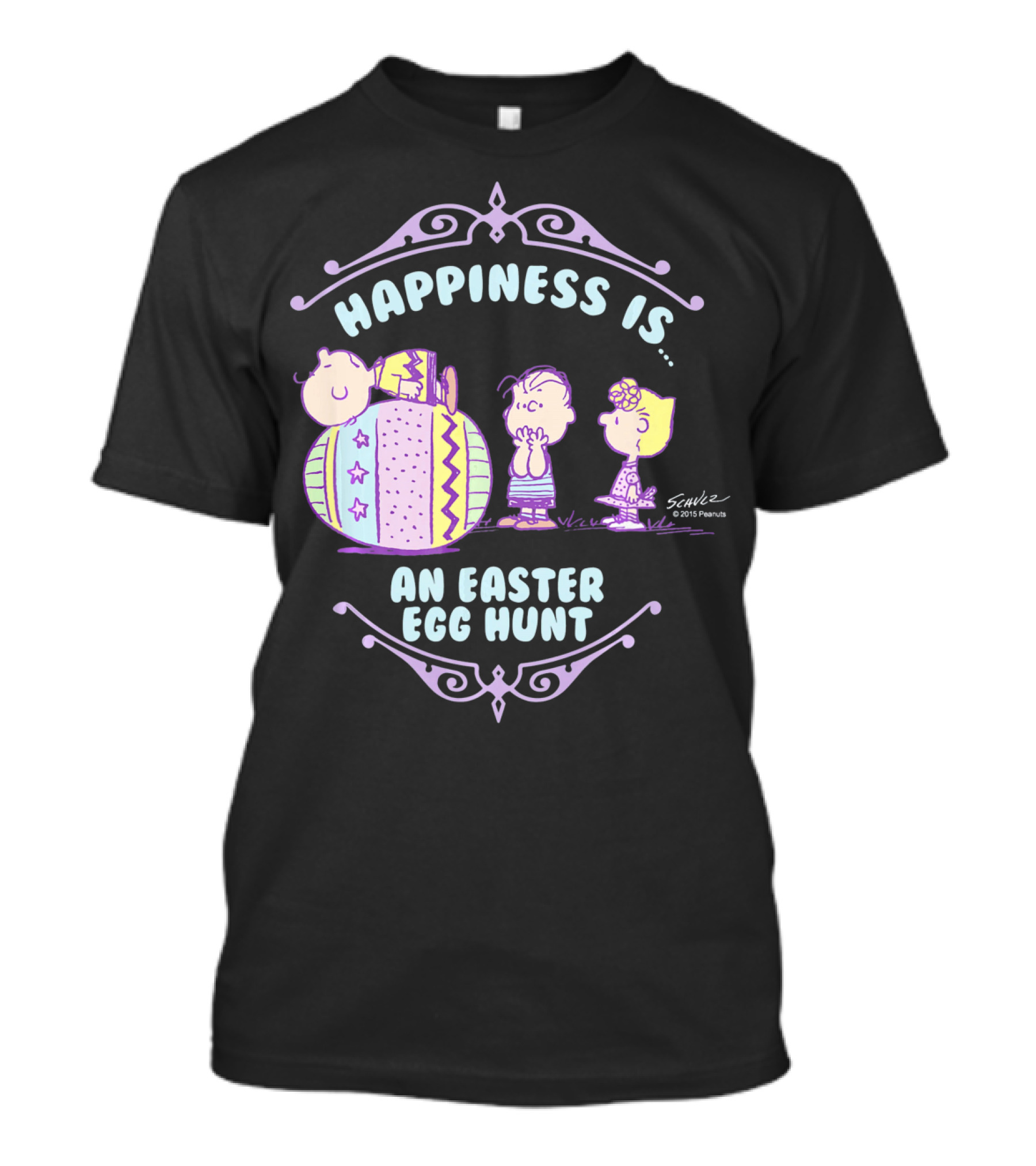 Happiness Is An Easter Egg Hunt Peanuts Charlie Brown T-Shirt